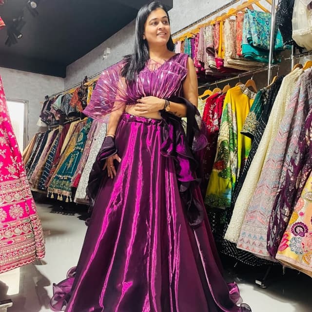 Shades of Purple Lehenga Choli