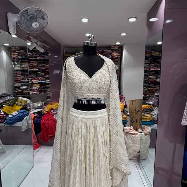 Ivory White Lehenga Choli