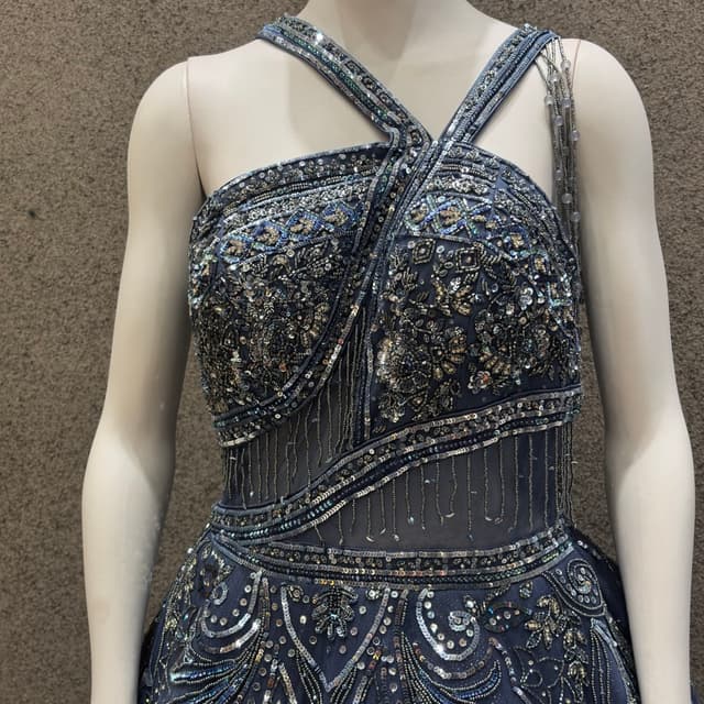 Shades of Blue, Silver Dress