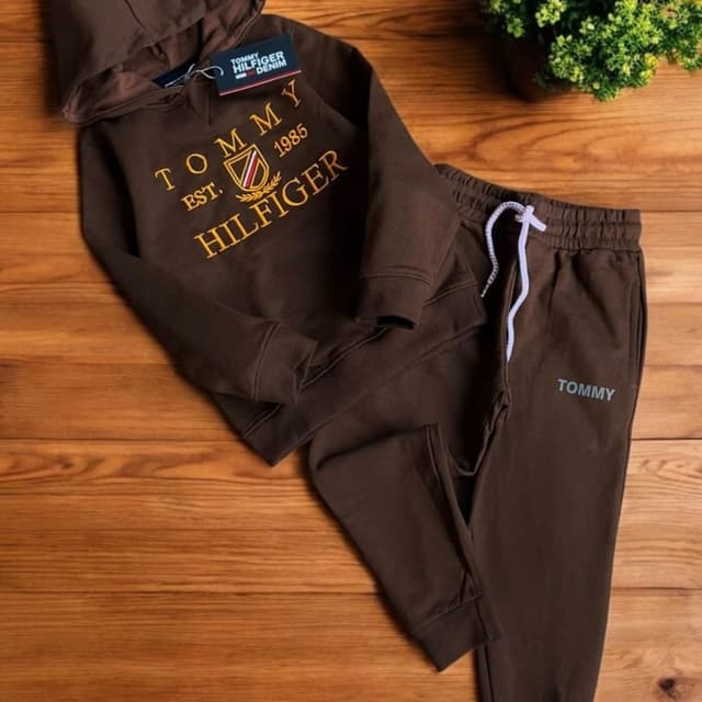 Brown and Gold Tracksuit