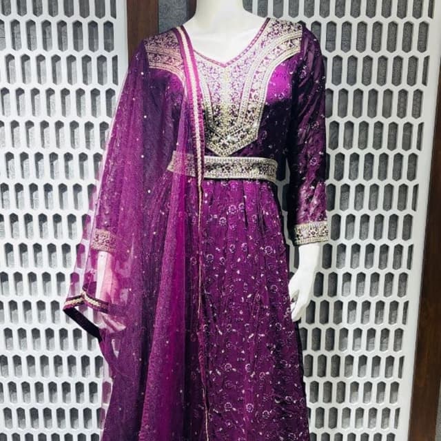 Purple Salwar Suite