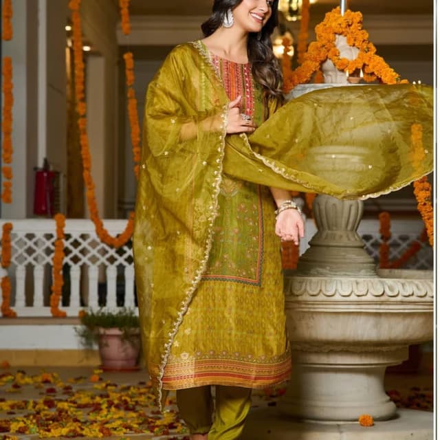 Gold Salwar Suite