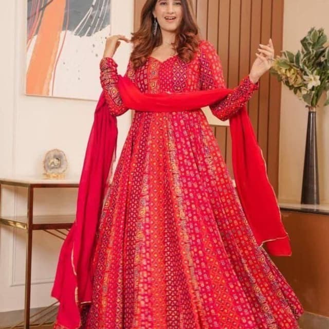Red Salwar Suite