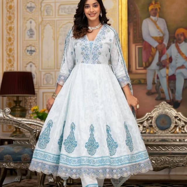Blue Salwar Suite