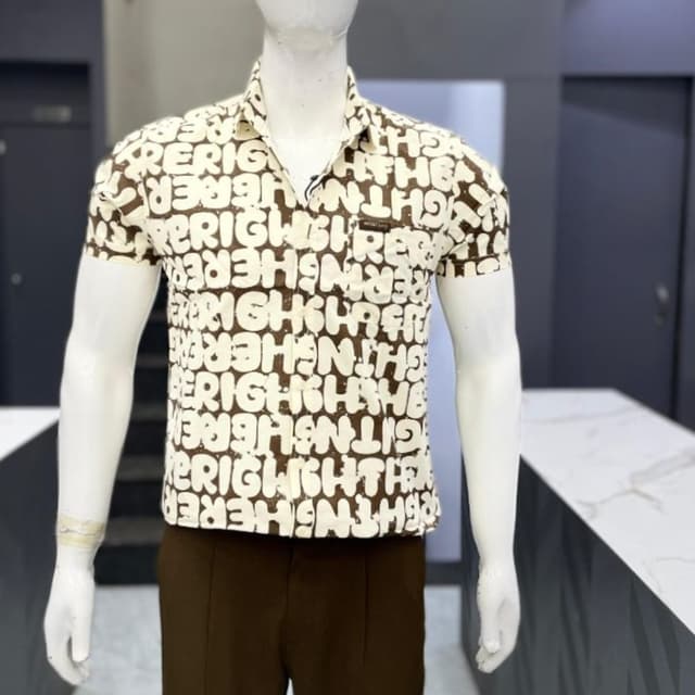 Off-white and Brown Shirt