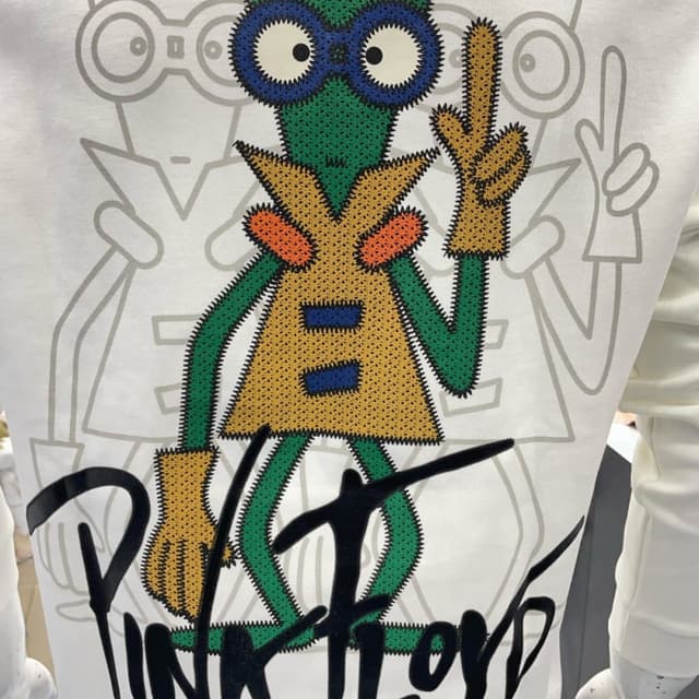 White, Green, Yellow, Blue, Orange, Black Sweatshirt