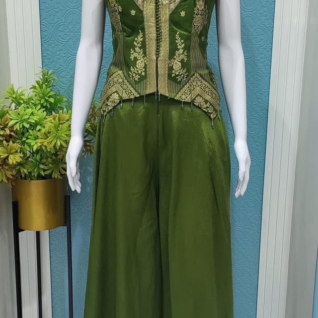 Green and Gold Jumpsuit