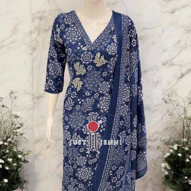 Blue Salwar Suite