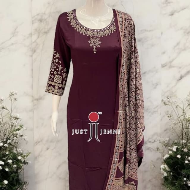 Purple Salwar Suite