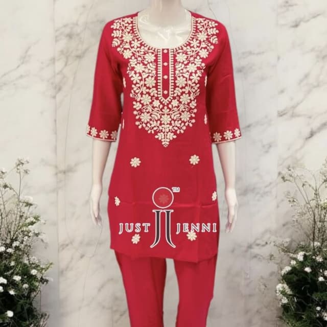 Red Salwar Suite
