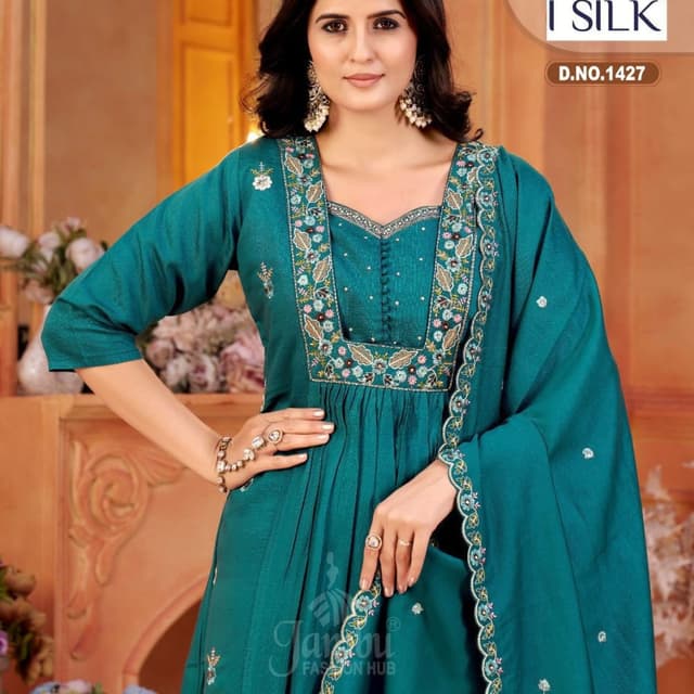 Green Salwar Suite