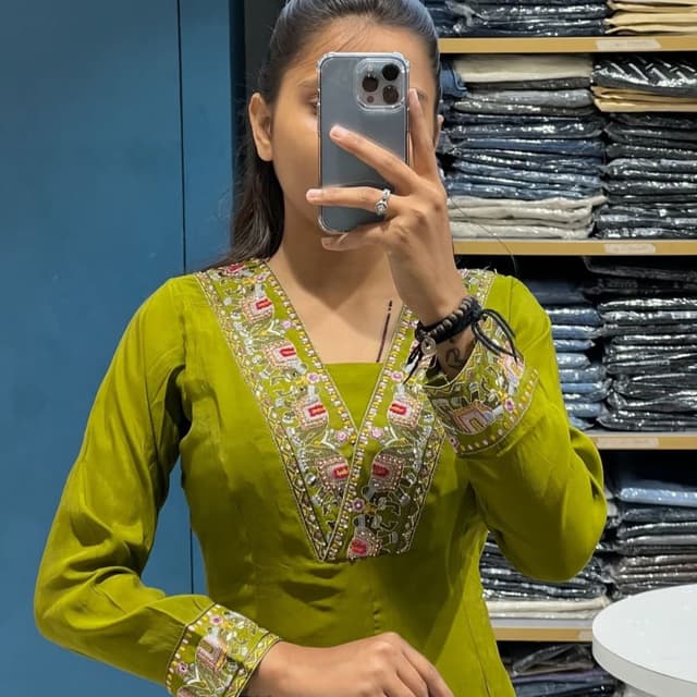 Green Salwar Suite