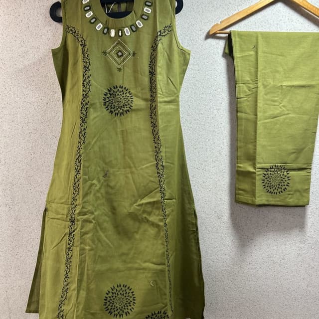 Green Salwar Suite