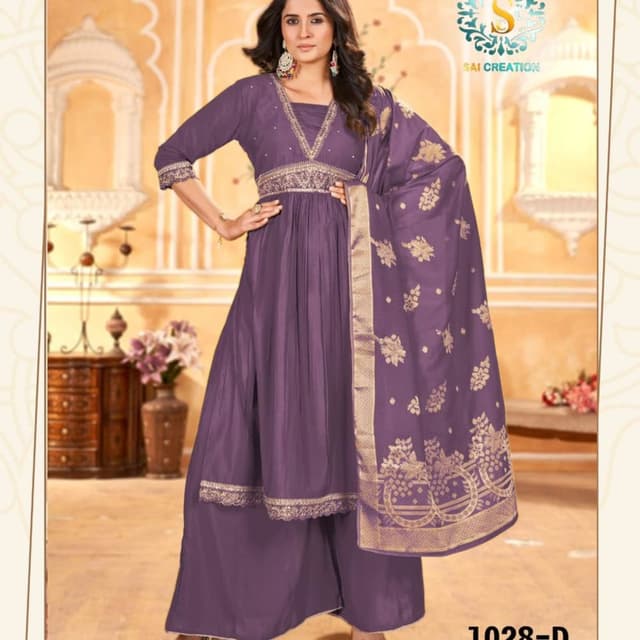 Purple Salwar Suite