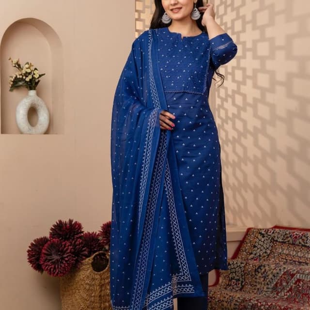 Blue Salwar Suite