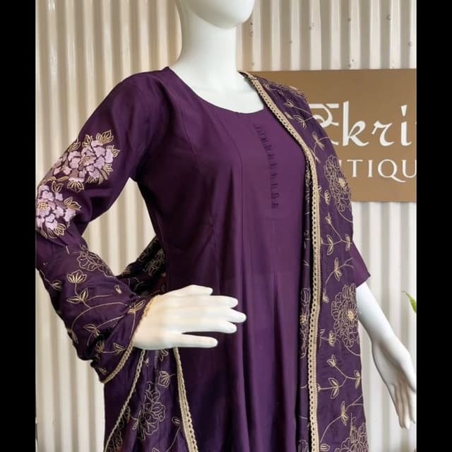Purple Salwar Suite