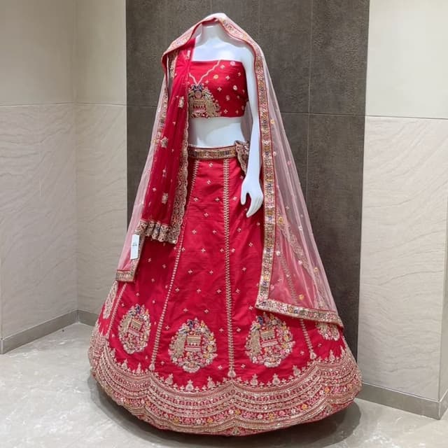 Red Lehenga