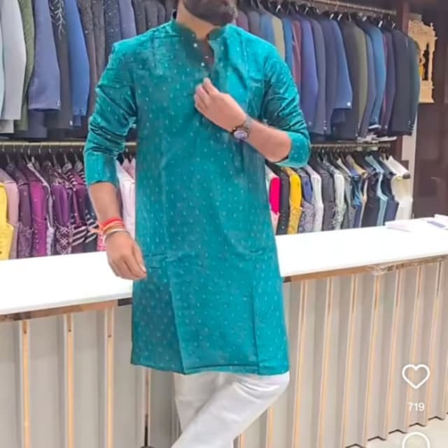 Blue Kurta
