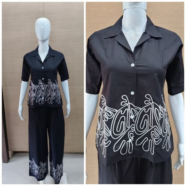 Black and White Co-ord Set