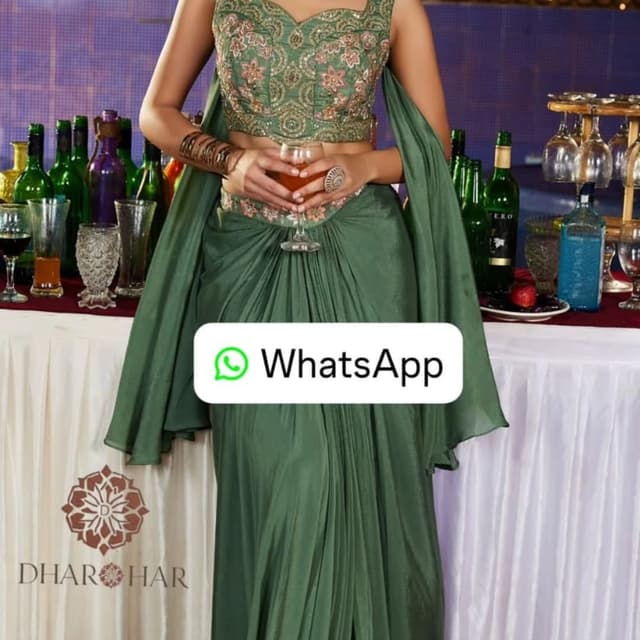 Green Lehenga