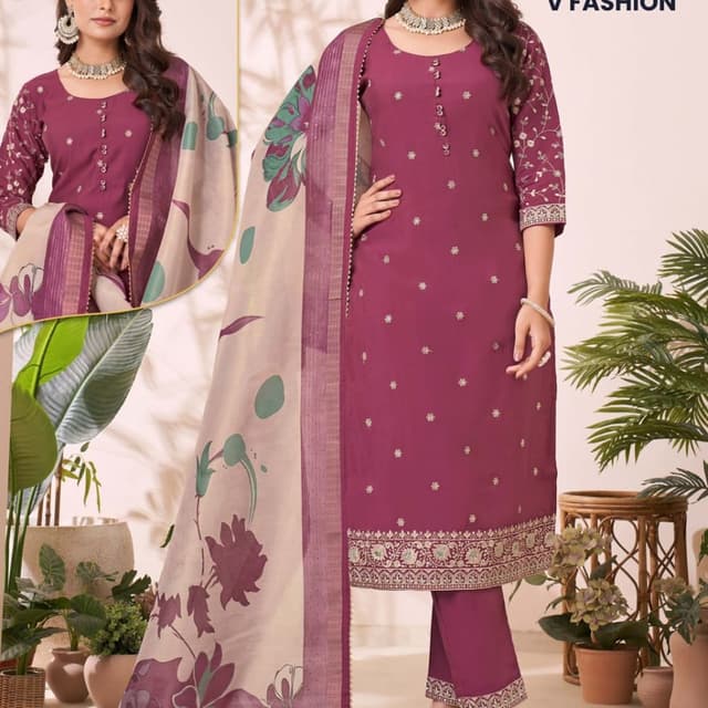 Purple Salwar Suite