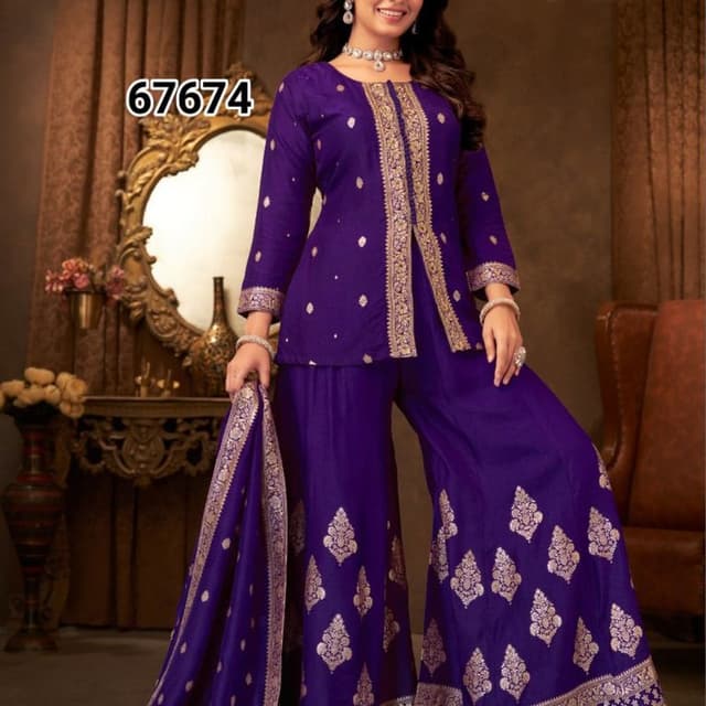 Purple Salwar Suite