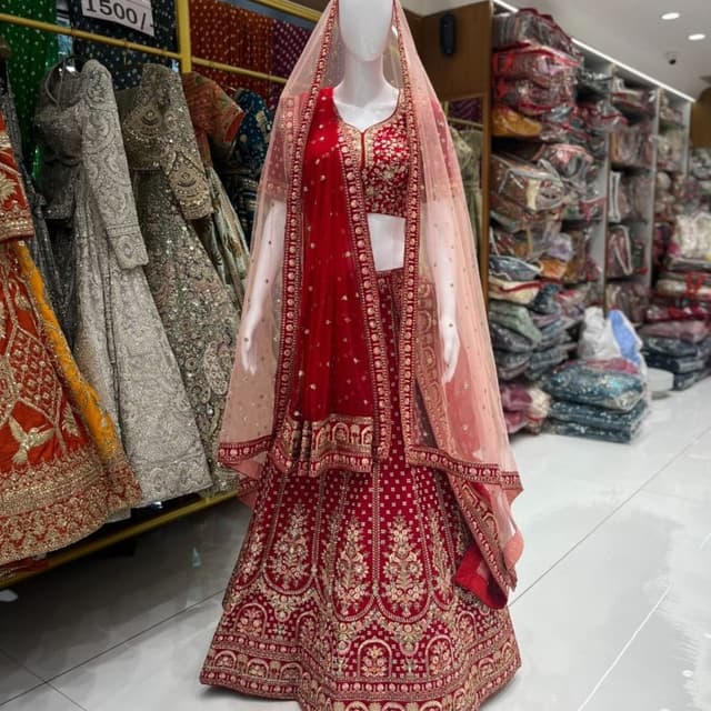 Red Lehenga