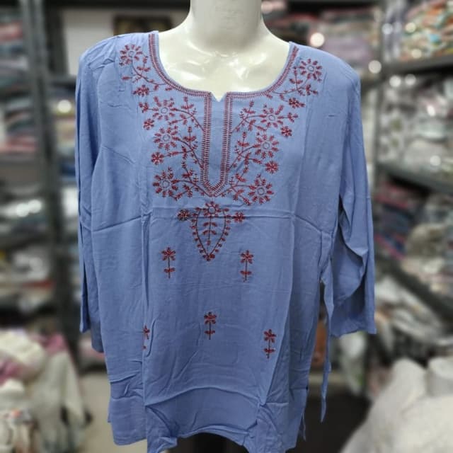 Light Blue with Red Tunic