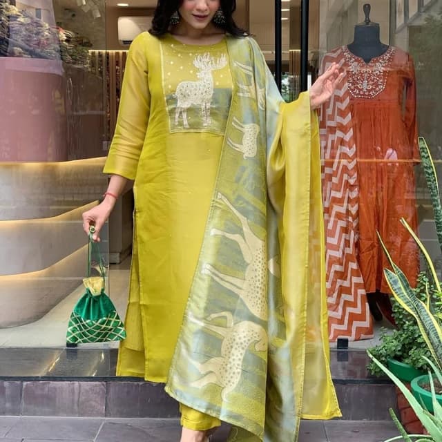 Yellow Salwar Suite