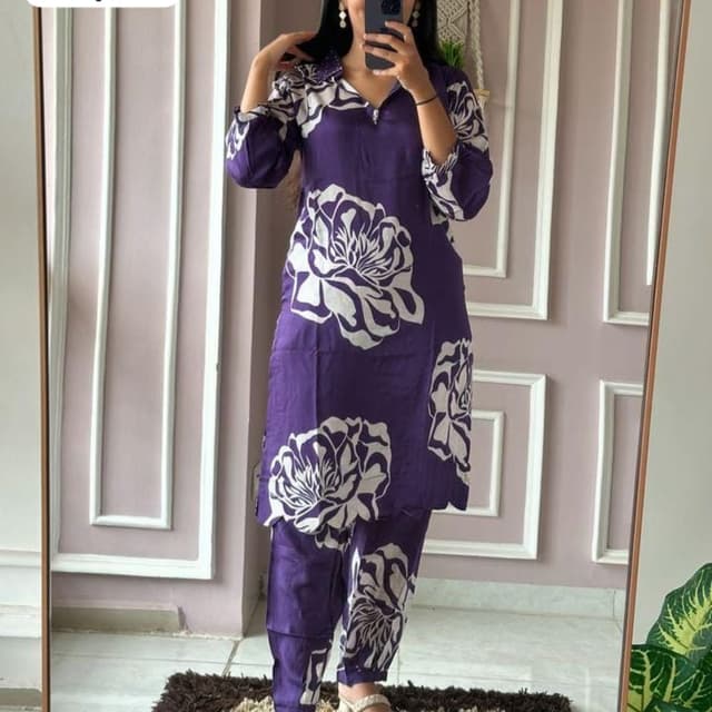 Purple Salwar Suite