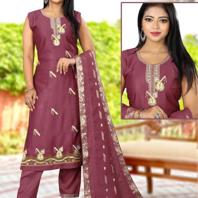 Purple Salwar Suite