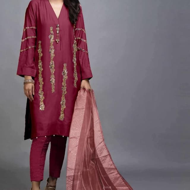 Red Salwar Suite