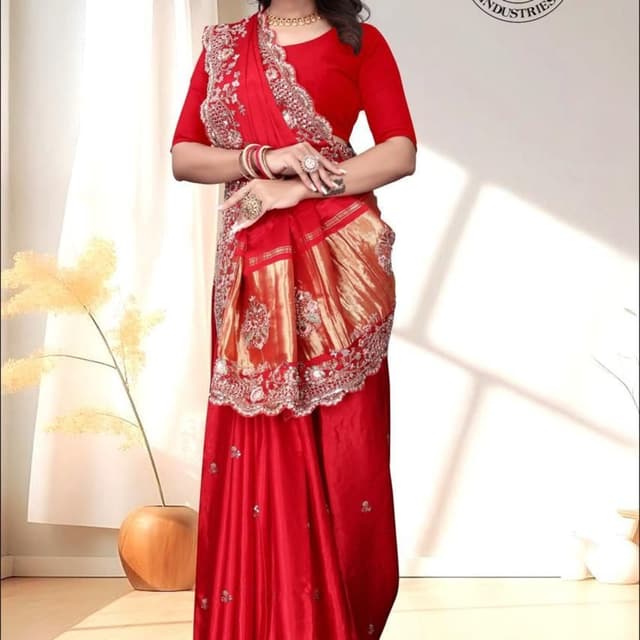 Red Saree
