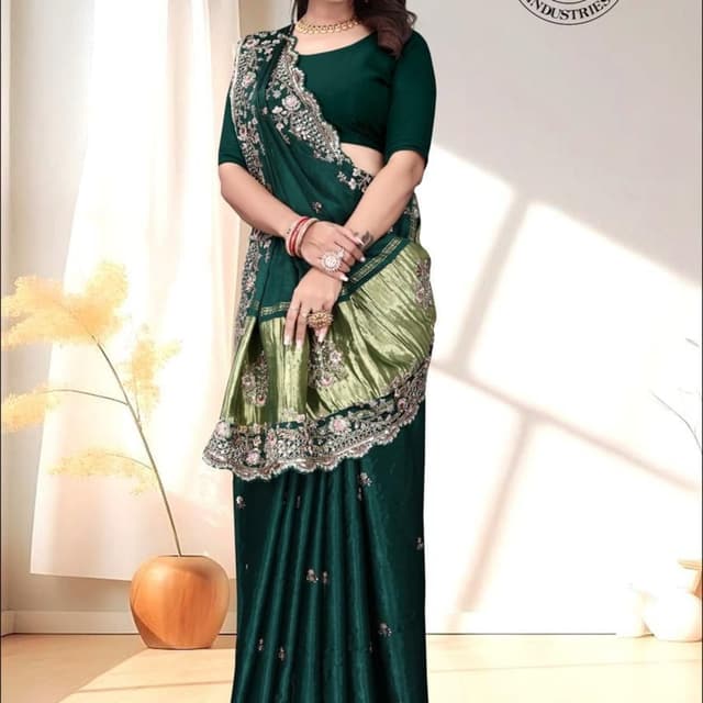 Green Saree