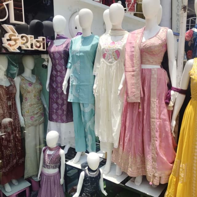 Pink and Gold Lehenga Choli