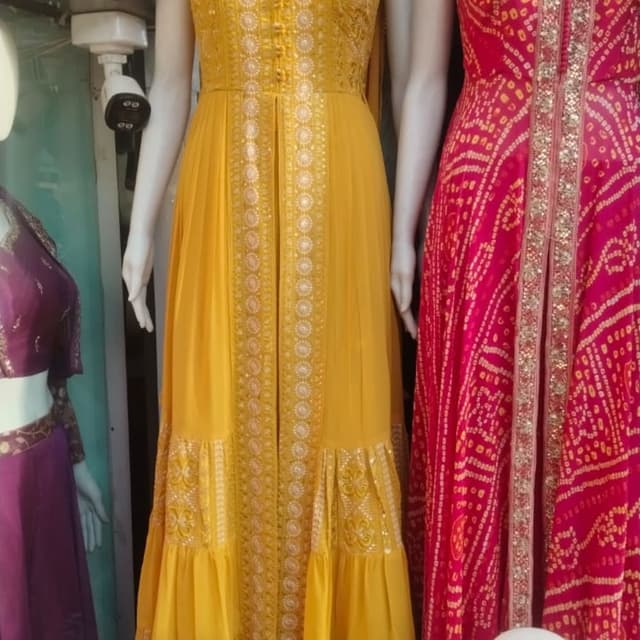 Yellow with gold accents Dress