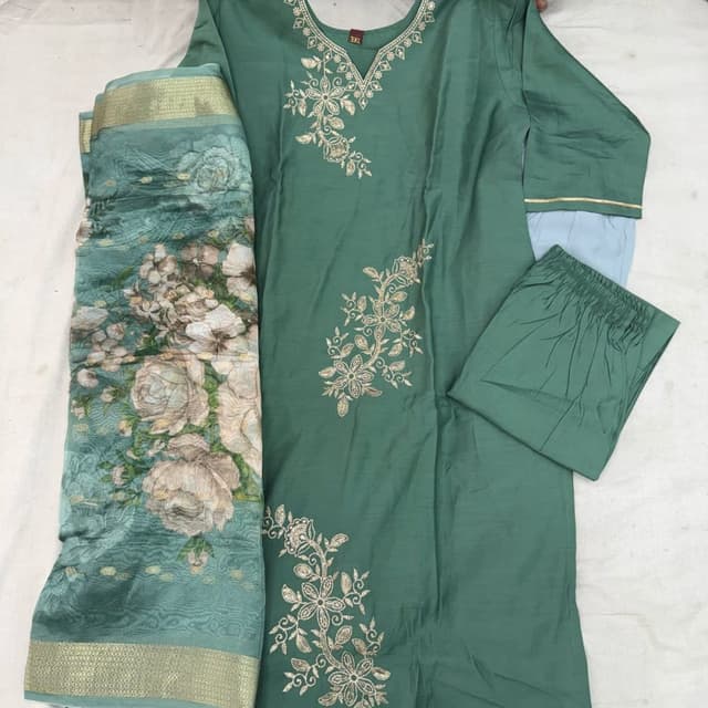 Green Salwar Suite