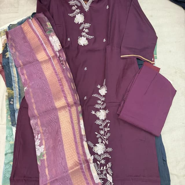 Purple Salwar Suite