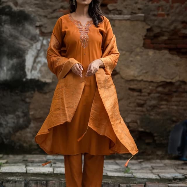 Orange Salwar Suite