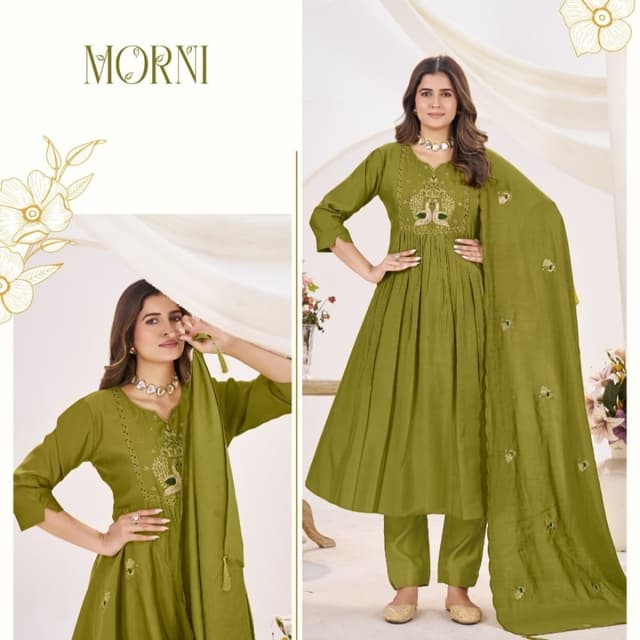 Green Salwar Suite