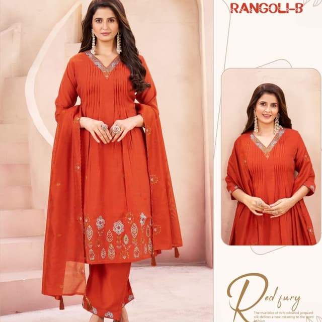 Red Salwar Kameez