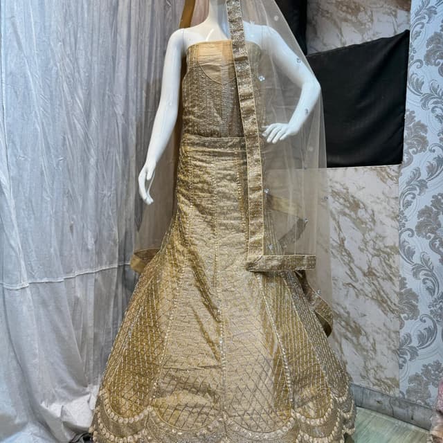 Golden Lehenga Choli