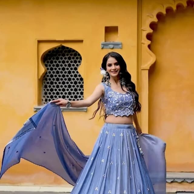 Blue Lehenga Choli