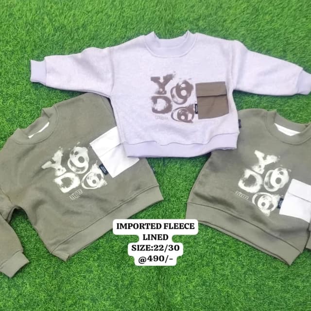 Sage Green, Lavender, White, Brown Sweatshirt