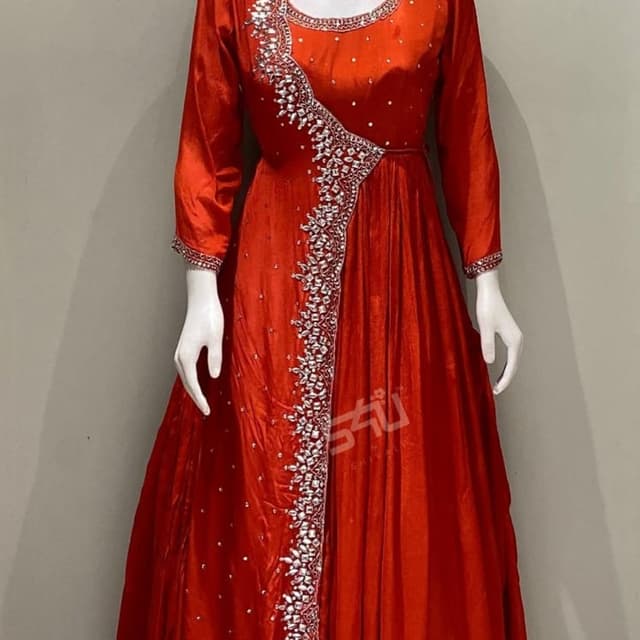 Red with silver embellishments Dress