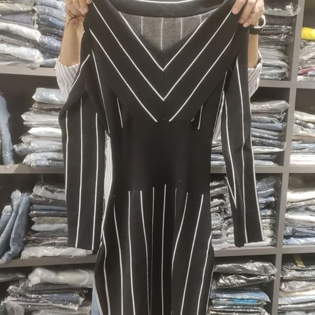 Black and White Dress