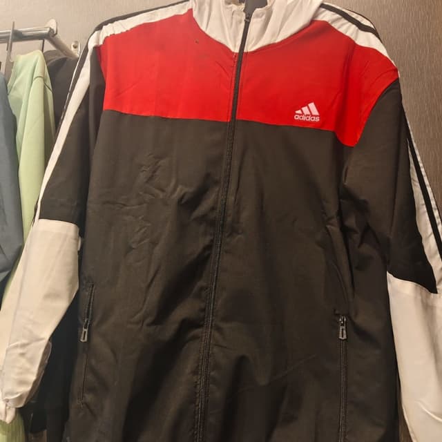 Red, Black, White Jacket
