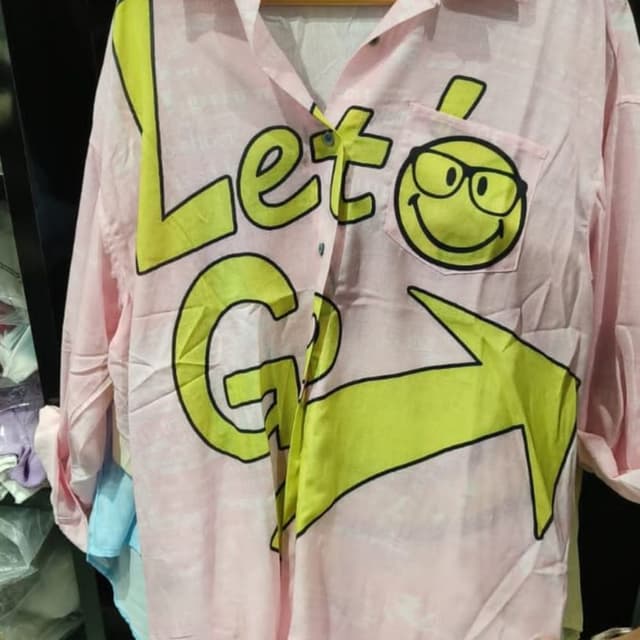 Pink and Yellow Shirt