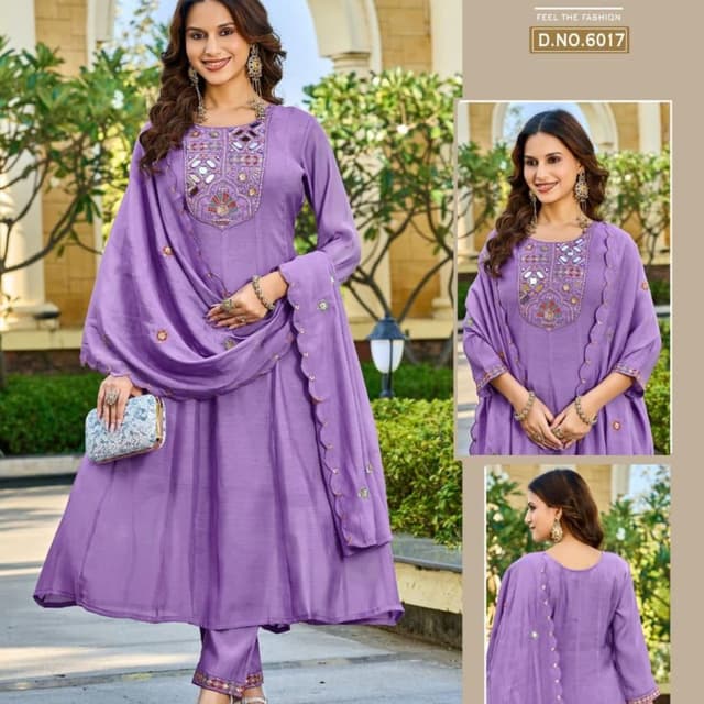Purple Salwar Kameez Suit