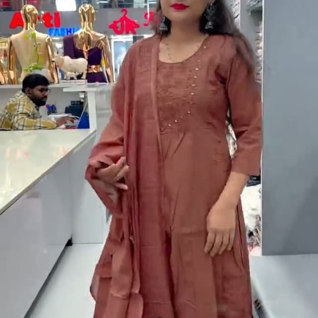 Mauve Kurta Set